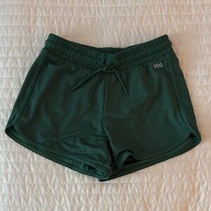 DSG Girl’s Dark Green Mesh Athletic Shorts